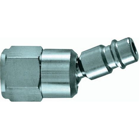 Raccord mâle articulé tournant DN 7,2 acier nickelé fiche DN 7,2 Filetage extérieur - filetage int. G 3/8 po.