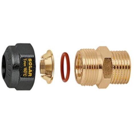 Raccord mâle avec joint O-ring Caleffi 2544 | 3/4' M - Ø22