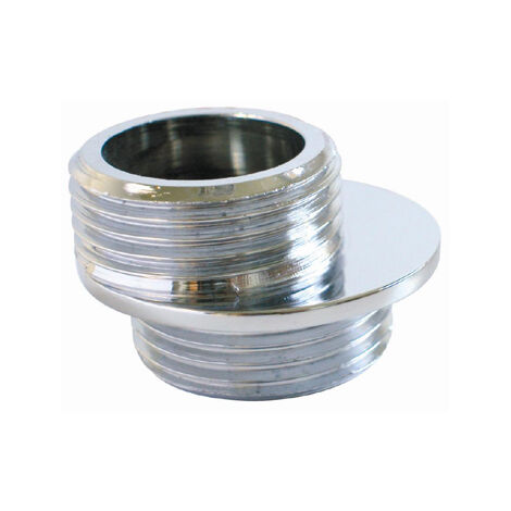Raccord mâle-mâle excentré de 5 mm - Diamètre : M1/2'' - M3/4''