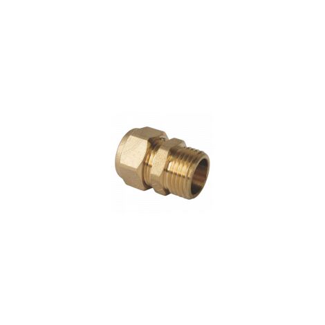 Raccord mâle PER à compression Ø12 - 1/2" - 2716-12-15 - Fixoconnect -