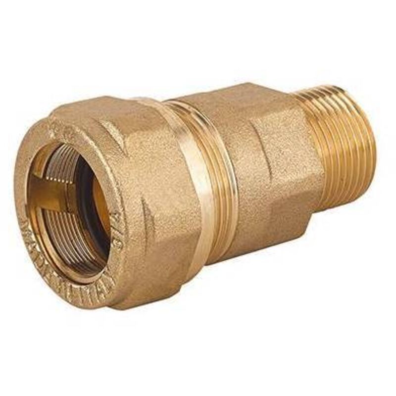 Raccord mâle pour tuyau en fer