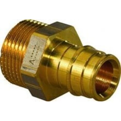 Raccord mâle Q&E - UPONOR Dimensions : Ø16mm x 1/2".