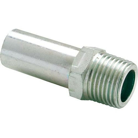 Raccord moule en acier C manchon de reduction avec filet male 18-R3/4