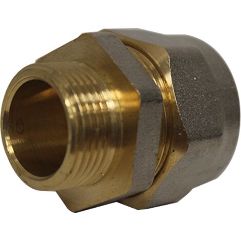 Raccord Multicouche à compression Ø26x3,0 - Droit Mâle 3/4" (20/27) - Henco