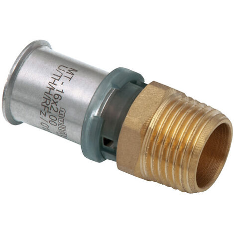 Raccord multicouche à sertir 16 mâle 12x17 G2F20012 - MULTITUBO SYSTEMS
