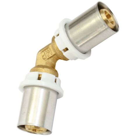 Raccord Multicouche à sertir Coude égal 45°Ø26X3,0 - Somatherm