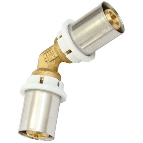 Raccord Multicouche à sertir Coude égal 45°Ø32X3,0 - Somatherm