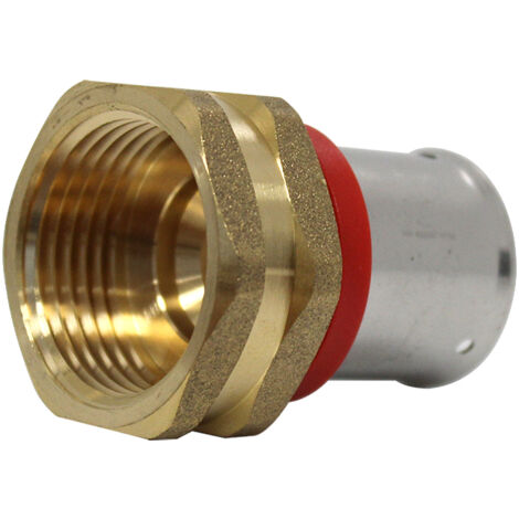 Raccord multicouche à sertir droit femelle (26/34) 1" - Ø26x3,0 - MULTIPEX