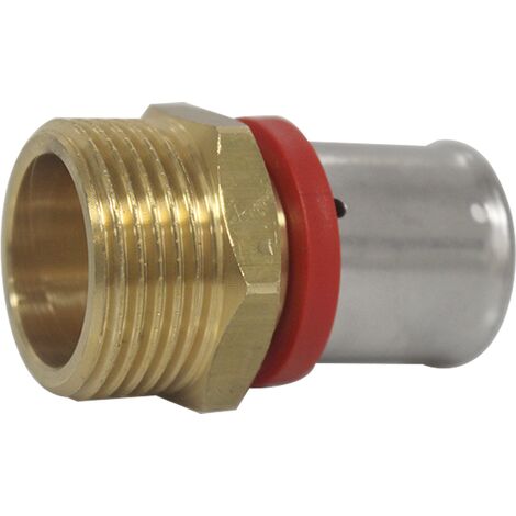Raccord multicouche à sertir droit mâle (26/34) 1" - Ø26x3,0 - MULTIPEX