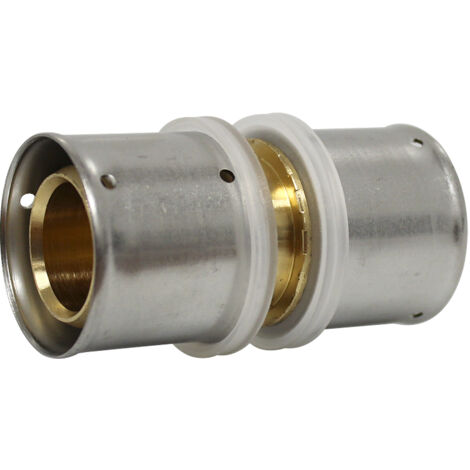 Raccord multicouche à sertir manchon égal - Ø32x3,0 - MULTIPEX