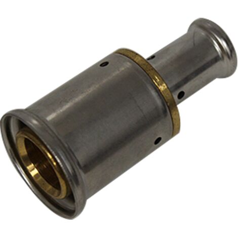 Raccord multicouche à sertir NF profil BE manchon inégal Ø32x3,0 - Ø16x2,0 HENCO