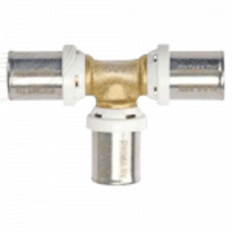 SOMATHERM Té égal à sertir multicouche - Ø16x16x16 - 30343-16-16-16 - Fixoconnect - Ayor