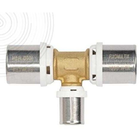 SOMATHERM Raccord en té réduit multicouche - Ø26x16x26 - 30344-26-16-26 - Fixoconnect - Ayor
