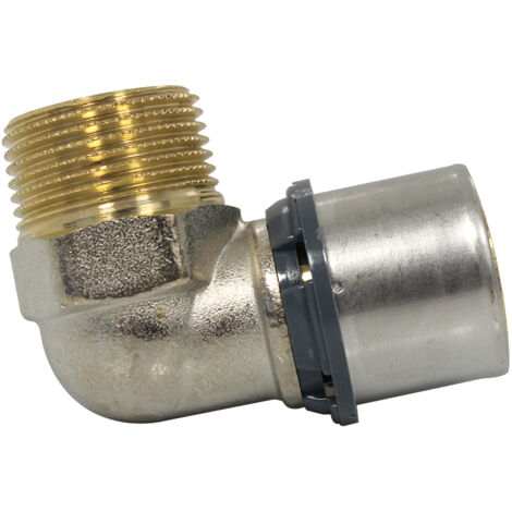 Raccord multicouche à sertir TH - Coude Mâle 1" (26/34) - Ø32x3,0 - Arcanaute