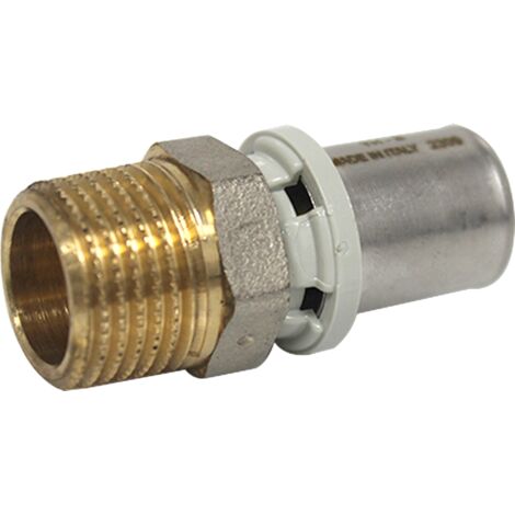 Raccord multicouche à sertir TH - Droit Mâle 1/2" (15/21) - Ø16x2,0 - Arcanaute