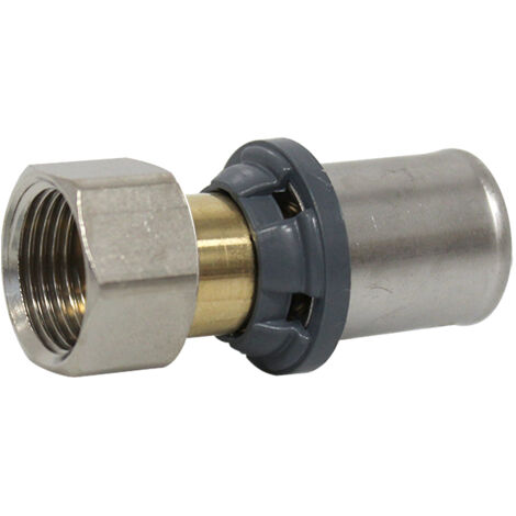 Raccord multicouche à sertir TH - Femelle écrou libre 3/8" (12/17) - Ø16x2,0 - Arcanaute