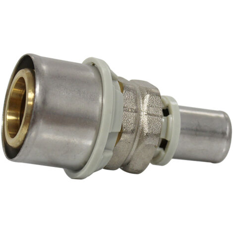 Raccord multicouche à sertir TH - Manchon inégal Ø32x3,0 - Ø16x2,0 - Arcanaute