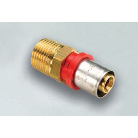 Raccord Multicouche à sertir Tiemme(TH) M3/4''(20/27) Ø16