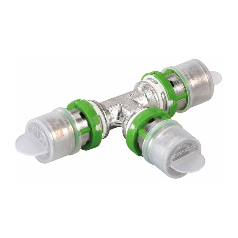 Comap - Té égal laiton multicouche à sertir Diamètre 32 mm
