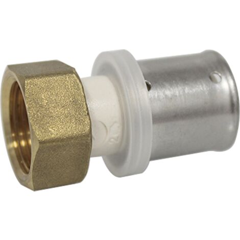 Raccord multicouche PPSU à sertir femelle écrou libre (15/21) 1/2" - Ø20x2,0