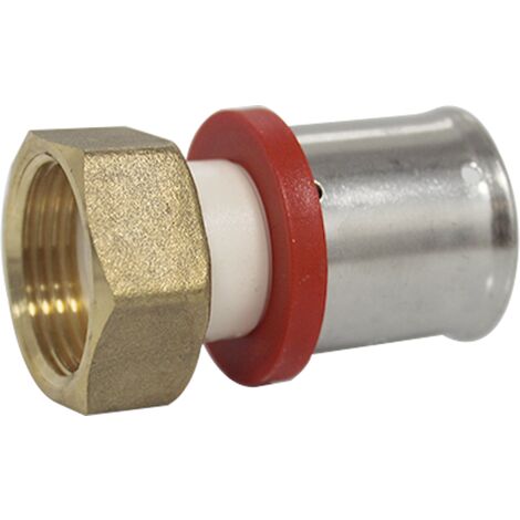 Raccord multicouche PPSU à sertir femelle écrou libre (20/27) 3/4" - Ø26x3,0