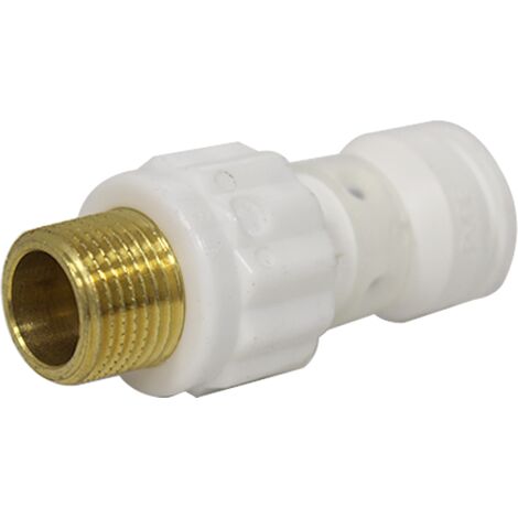 Raccord multicouche push-fit Vision Ø16x2,0 - Mâle 1/2" (15/21) - Henco