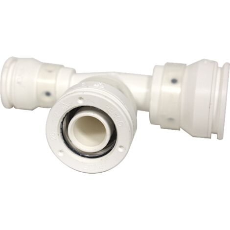 Raccord multicouche push-fit Vision té inégal 26x3,0 - 26x3,0 - 16x2,0