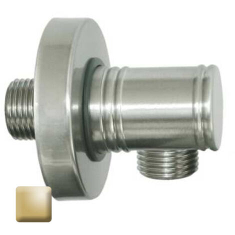 Raccord mural avec rosace 1/2"M GAS Liberty Or - Bossini V00225021