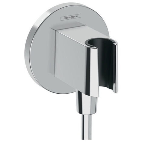 Raccord mural FixFit S avec support de douche chromé