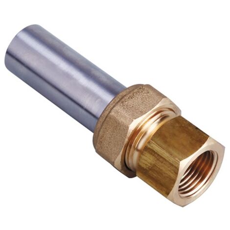 Raccord NF 3 pièces à visser femelle 1/2" (15/21) - à souder tube acier Ø21,3 - DN15 - Gurtner