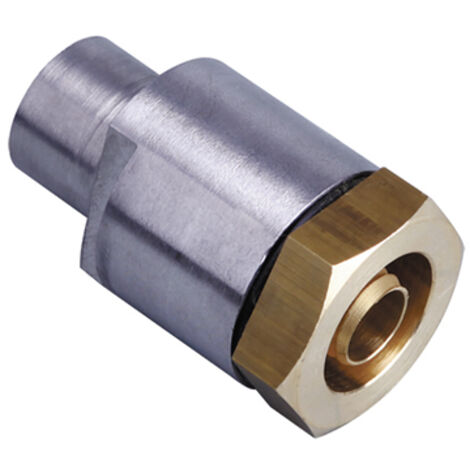 Raccord NF PE Gaz serrage mécanique Ø40 à souder sur tube acier Ø42,4 - 5 bar - Gurtner