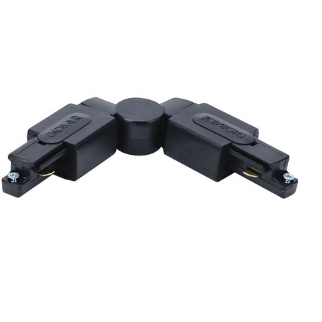 raccord orientable - gb 24 - pour rail 029 - noir - aric 1618