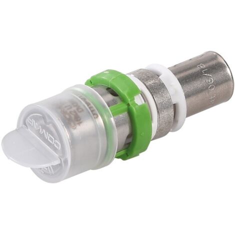 Raccord passerelle droit PER multicouche à sertir Comap - Diamètre multicouche 20 mm- Diamètre PER 20 mm