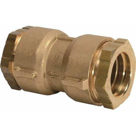 Raccord PE droit à serrage - Femelle - diamètre 27 mm - Rexuo - Huot