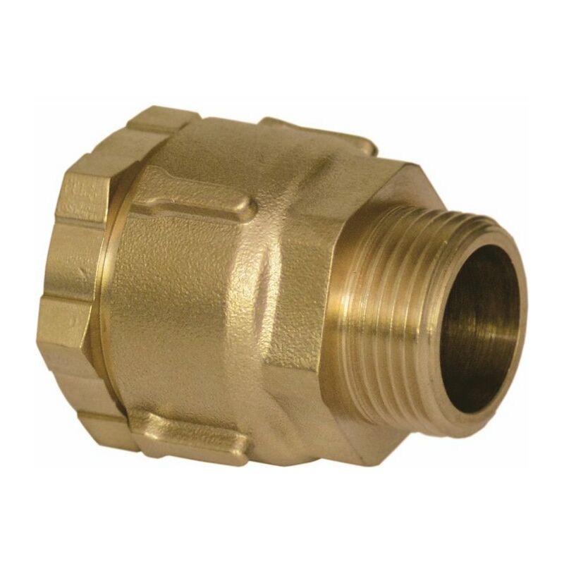 Huot - Raccord pe droit à serrage - m 1''1/2 - diamètre 40 mm - Rexuo