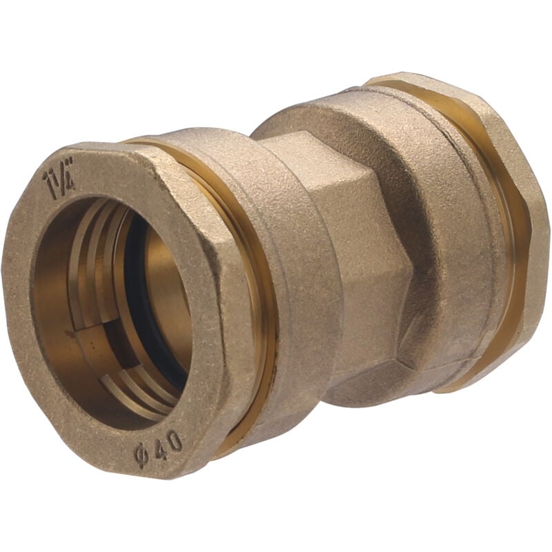 Jonction égale laiton pour tuyau polyéthylène Noyon&thiebault 40