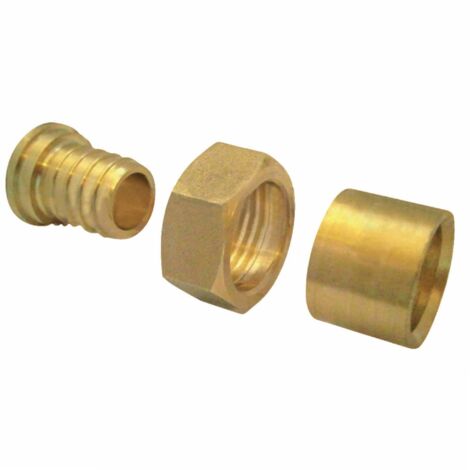 Raccord PER à glissement filetage Femelle 20x27 mm, ø16 - Boutté