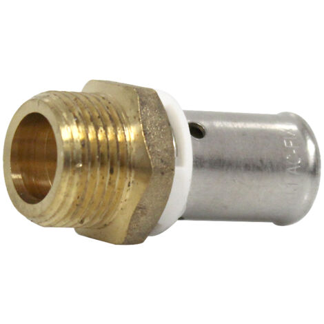 Raccord PER à sertir Ø12x1,1 - Mâle 3/8" (12/17) - IBP Bänninger