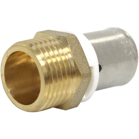 Raccord PER à sertir Ø16x1,5 - Mâle 1/2" (15/21) - IBP Bänninger