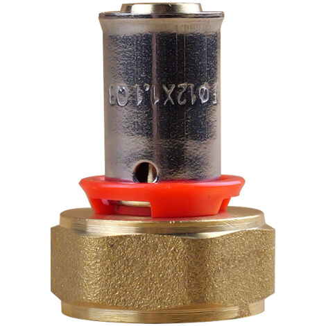 Raccord PER à sertir femelle écrou fixe 1/2" (15/21) Tube Ø12 - IBP Bänninger