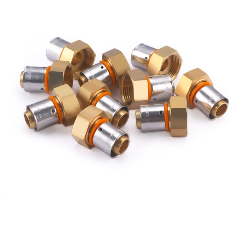 Noyon&thiebault - Raccord femelle écrou libre à sertir pour tube per Ø20 - F20x27 (3/4)x10 raccords