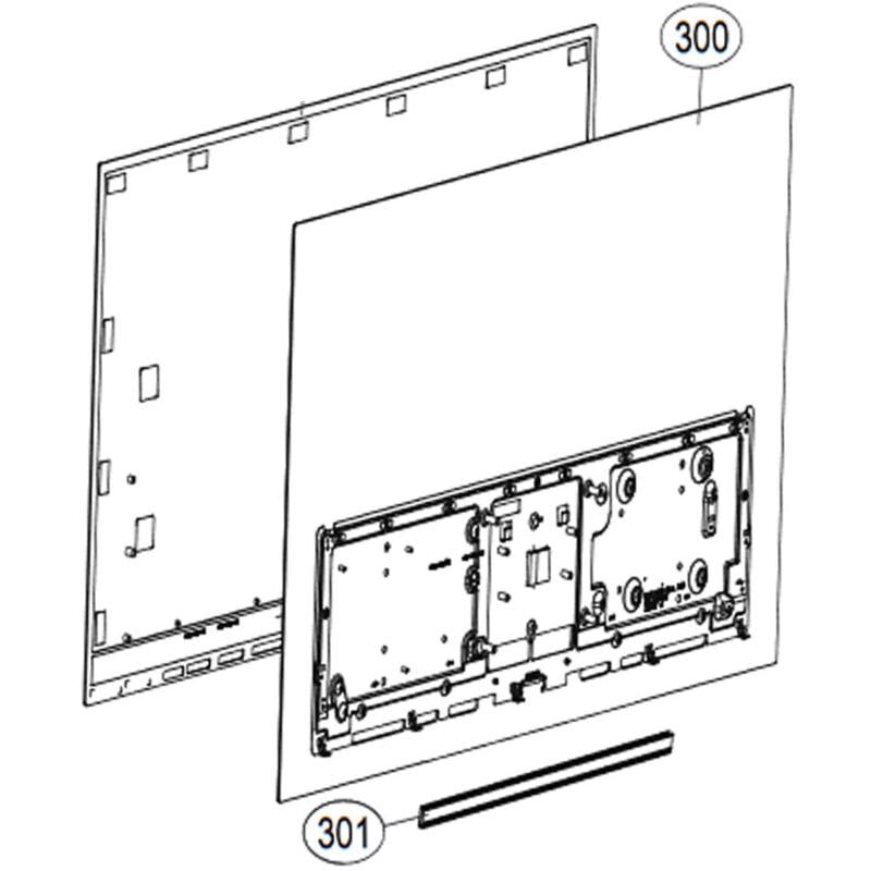 Raccord pied repère 301