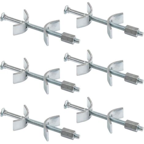 Raccord Plan de Travail - Connecteur de Meubles, 100 mm 6 pcs. - Joint Plan de Travail Cuisine - Vis Assemblage Meuble – Ferrure d'Assemblage - Solution Sûre et Stable