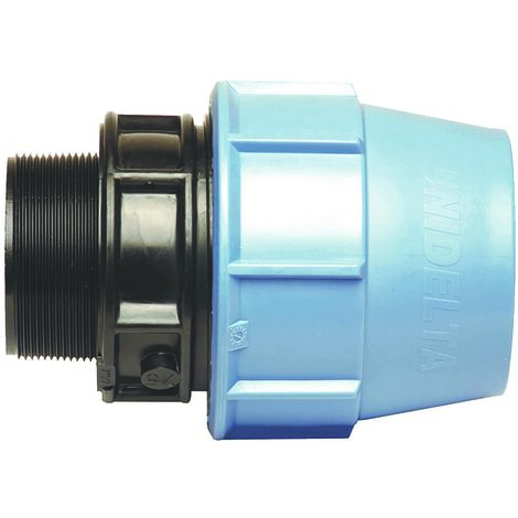 RACCORD PE PLAT MALE