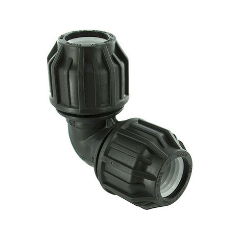 Raccord PE plastique coude égal