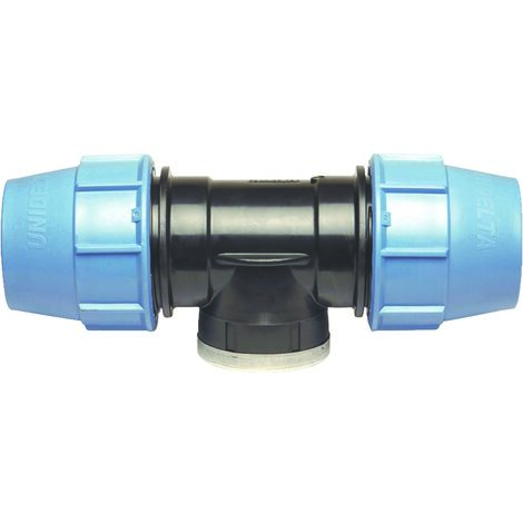 Raccord plastique Té Femelle 1/2" au centre pour tube PE Ø20 mm
