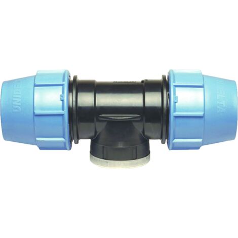 Raccord plastique Té Femelle 1" au centre pour tube PE Ø32 mm