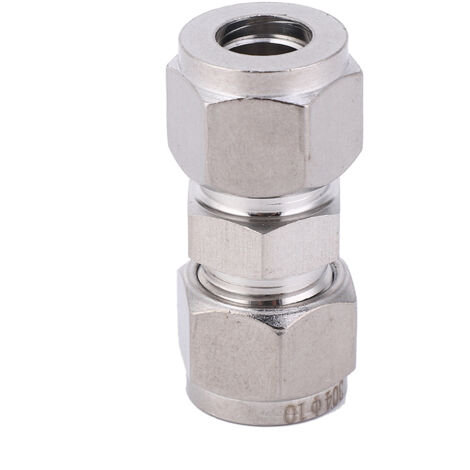 Raccord pneumatique droit en acier inoxydable 304 pour tuyaux de 4mm à 12mm