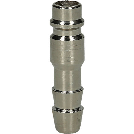 Raccord pneumatique en métal avec embout de tuyau, Ø 10 mm, 40 mm
