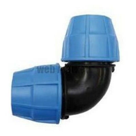 Coude polyéthylène 90° serrage extérieur PE32 1012032